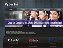 Tablet Screenshot of grupocybersul.com.br